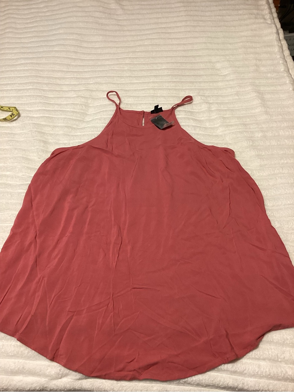 torrid Coral Halter Cami, size 0, NWT
